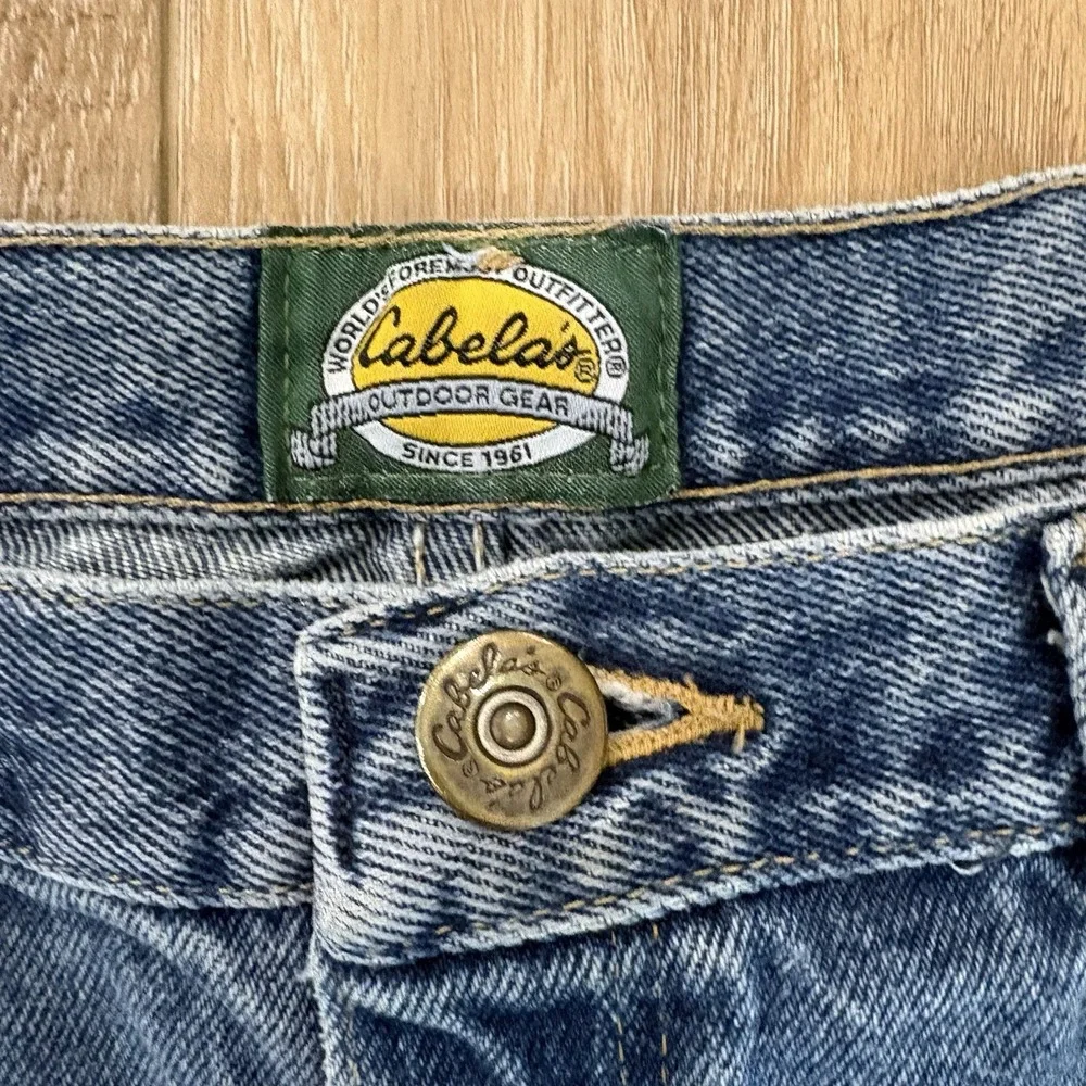 Cabela's Size 38/30 Outdoor Gear Men's Straight Leg Jeans Relaxed Fit Blue Denim